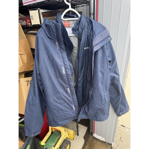 Columbia Other - Columbia Interchange Thermal Coil Jacket Men's Large Blue 3-in-1 Coat‎ L
